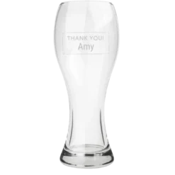 Weizen bierglas met naam graveren