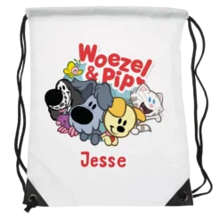Woezel & Pip gymtas met eigen naam