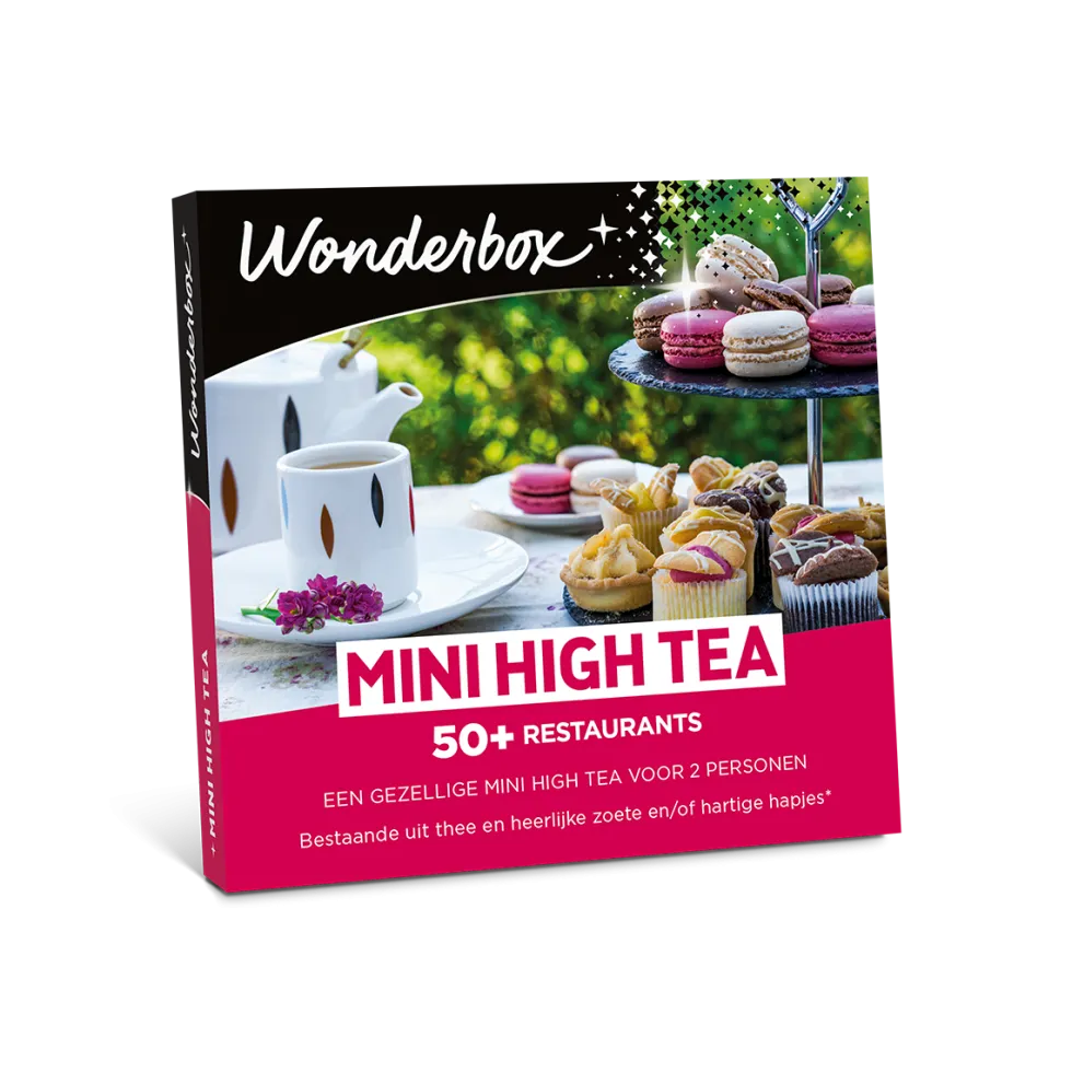 Wonderbox Mini High Tea digitale cadeaubon